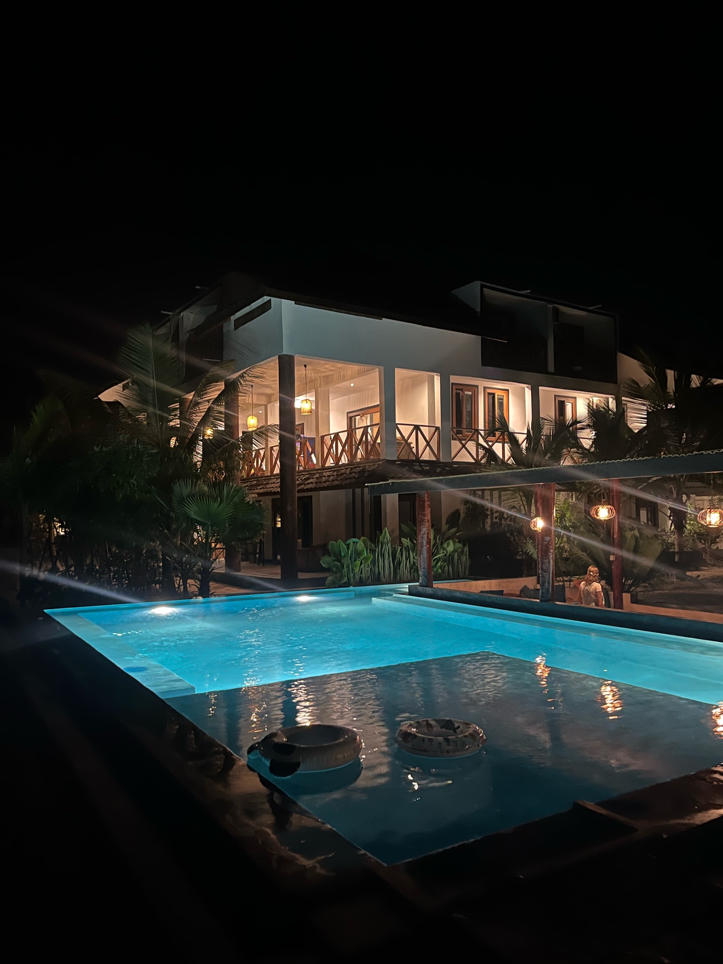 Coffee bar and lounge at Baobab Bungalows